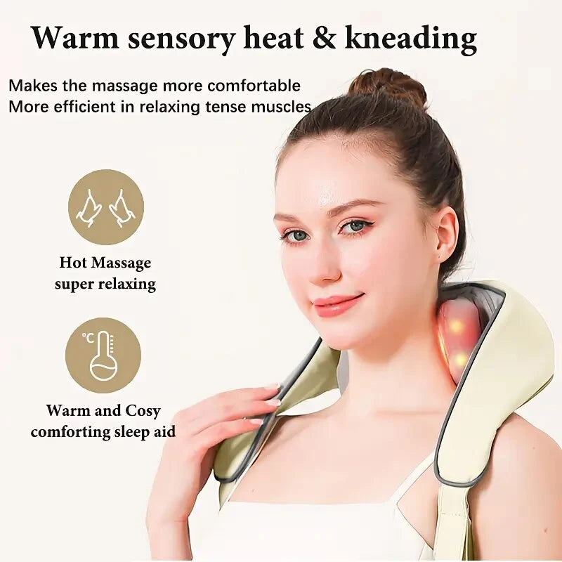 Aparat masaj cervical pentru relaxare musculara si confort zilnic