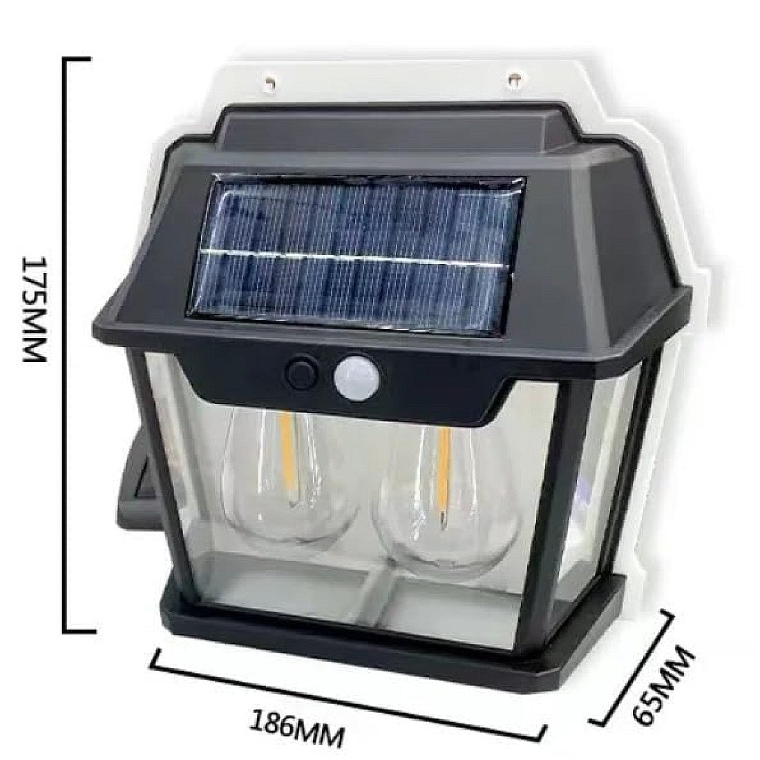 Set 2 Lampi Solare de Perete LED, 28W, cu Senzori