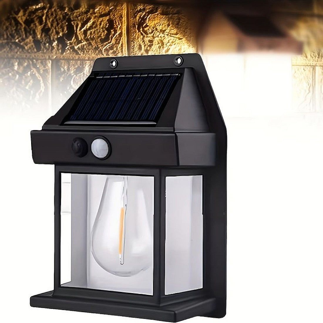Set 2 Lampi led cu incarcare solara si senzor de lumina ,prindere pe perete 3 W CB 888