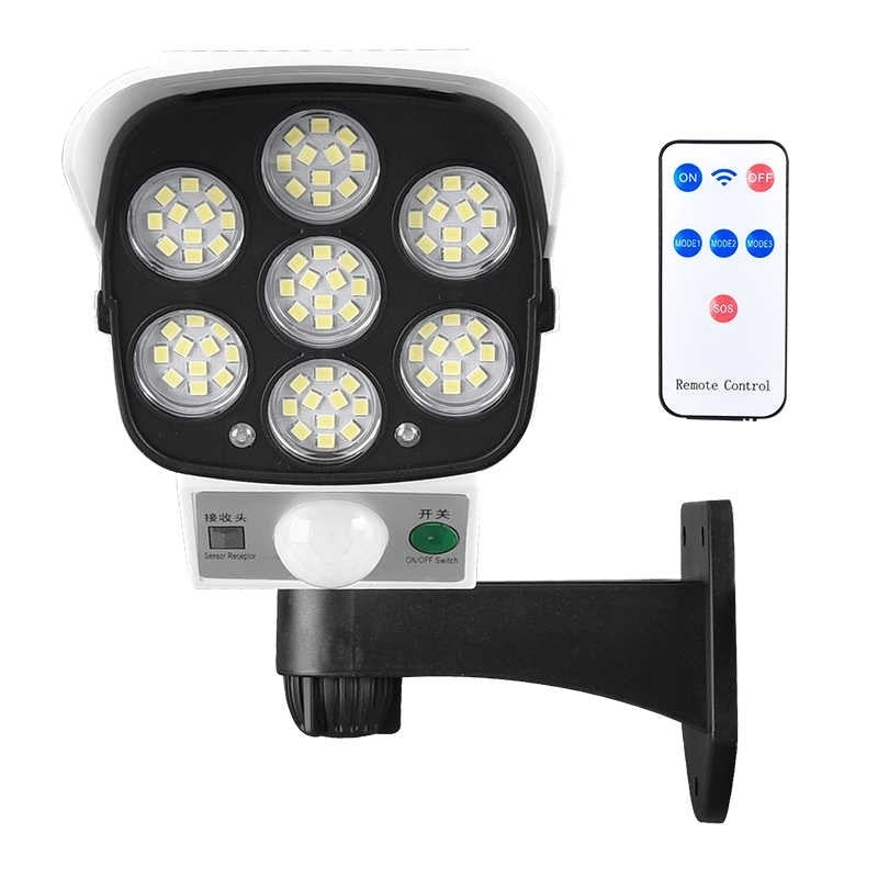 Lampa solara tip camera falsa de supraveghere 77 LED Aden