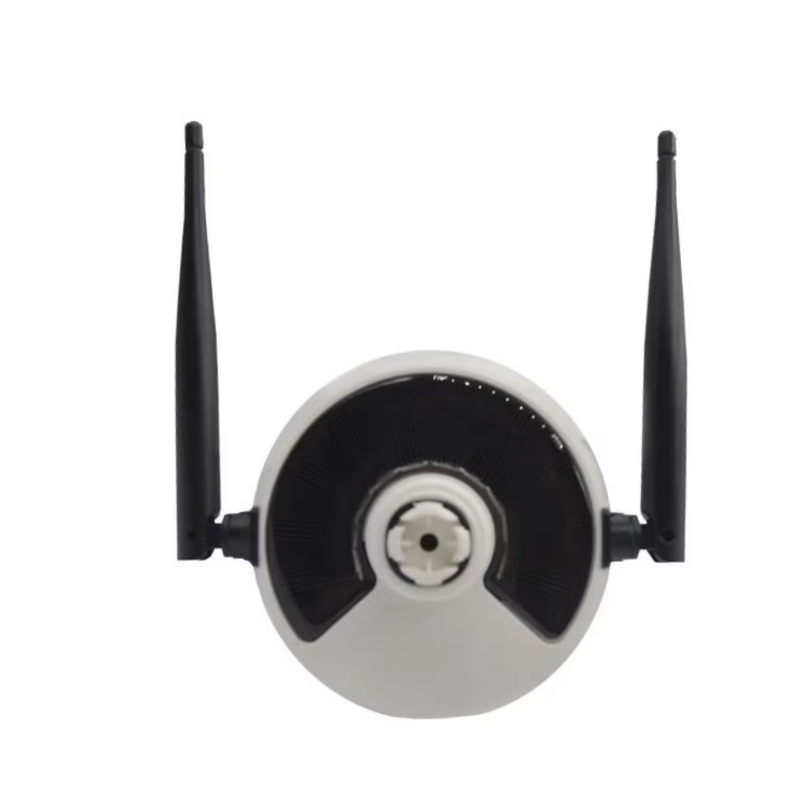 Lampa solara tip camera supraveghere falsa CCTV cu senzor si 2 antene