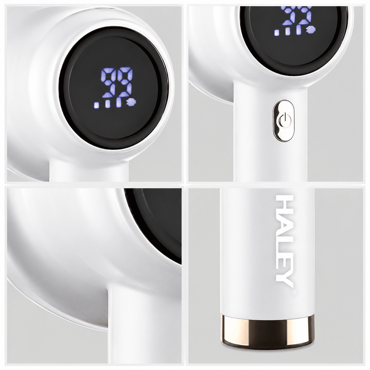 Aparat Electric De Îndepărtat Scame HALEY HY-125, Reîncărcabil, Motor 8500 RPM, 6 Lame Din Oțel Inoxidabil, Afișaj Digital, Protecție Triplă
