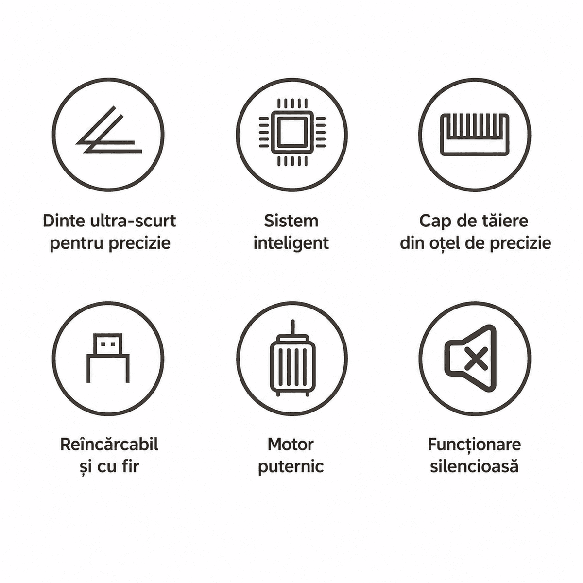 Mașină Profesională De Tuns Haley HY-4504, Acumulator 2000 mAh, Autonomie 180 Minute, Ecran LCD, Încărcare USB