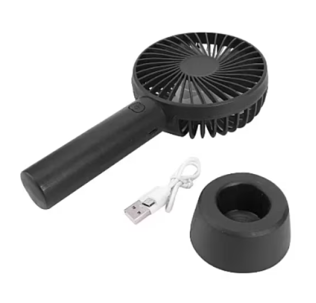 Mini ventilator portabil, cu acumulator, incarcare USB, putere 2W, din ABS