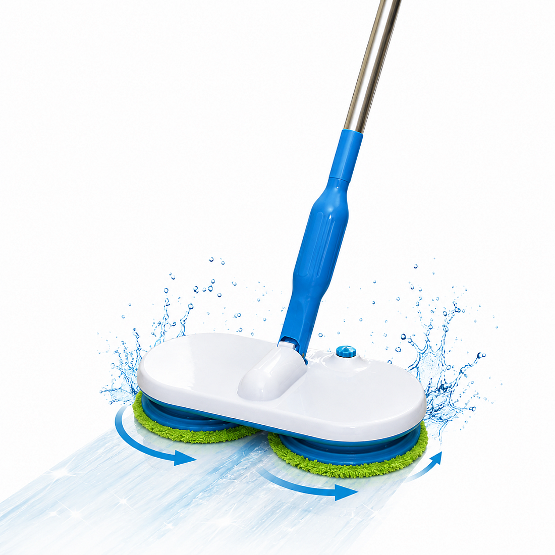 Mop cu Acumulator, Rotatie Dubla si Fara Fir Hurricane Floating Mop pentru Curatare Eficienta