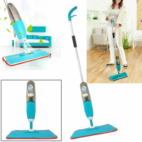 Mop Microfibra cu Pulverizare Apa – Curățare Rapidă & Fără Efort