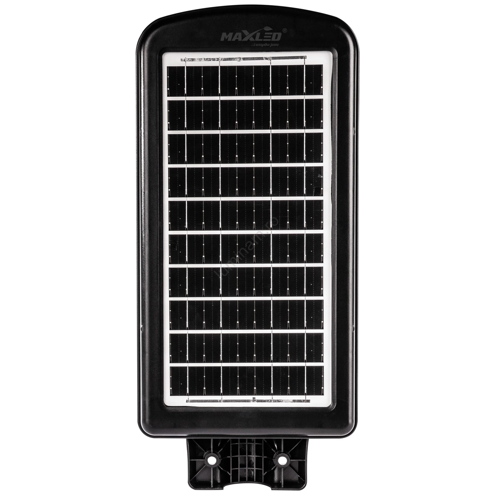 Lampă LED stradală solară dimabilă cu senzor LED/180W/6V 6500K IP65 negru + telecomandă