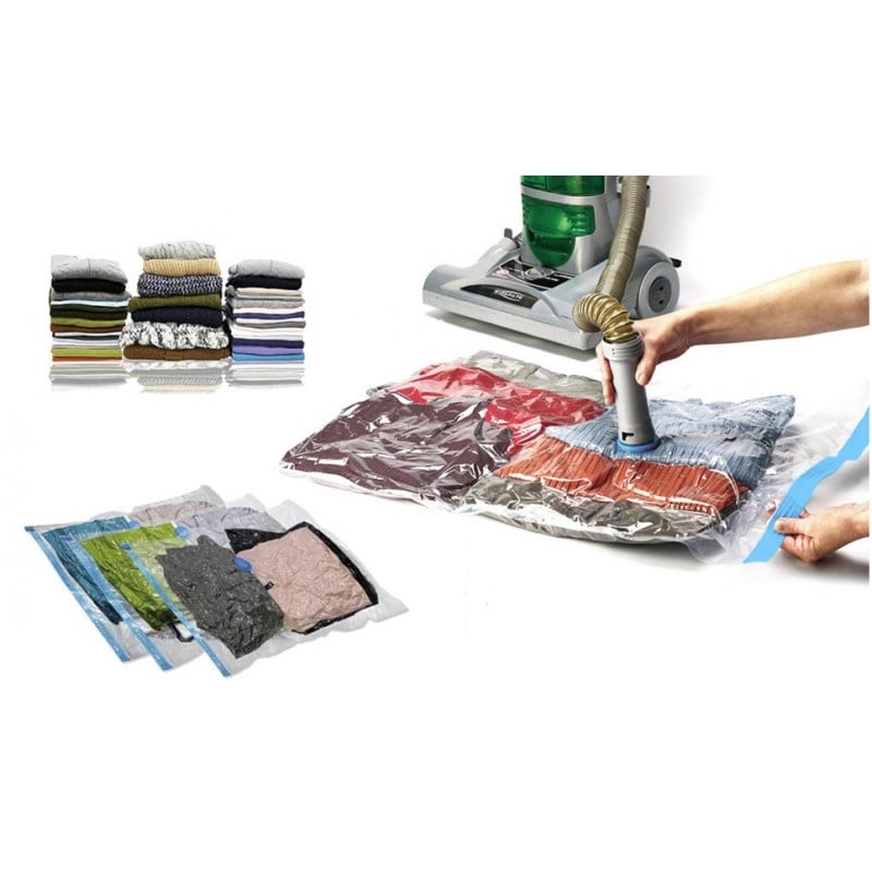Pachet 10 Buc Saci Vacuum De Vidat Haine, 60 x 80 cm