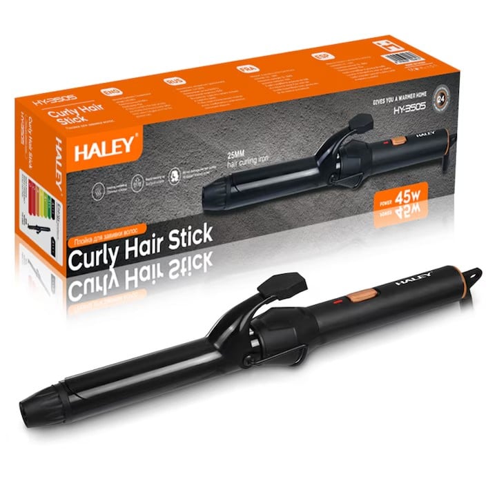 Ondulator de Par HALEY HY-3505 – Solutia Profesionala pentru Coafuri Perfecte, Compatibil cu Toate Tipurile de Par