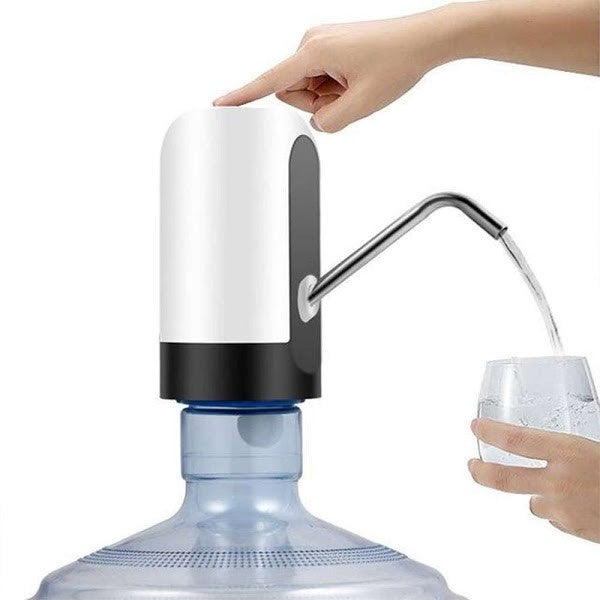 Pompa electrica cu incarcare usb pentru bidoane apa Aden