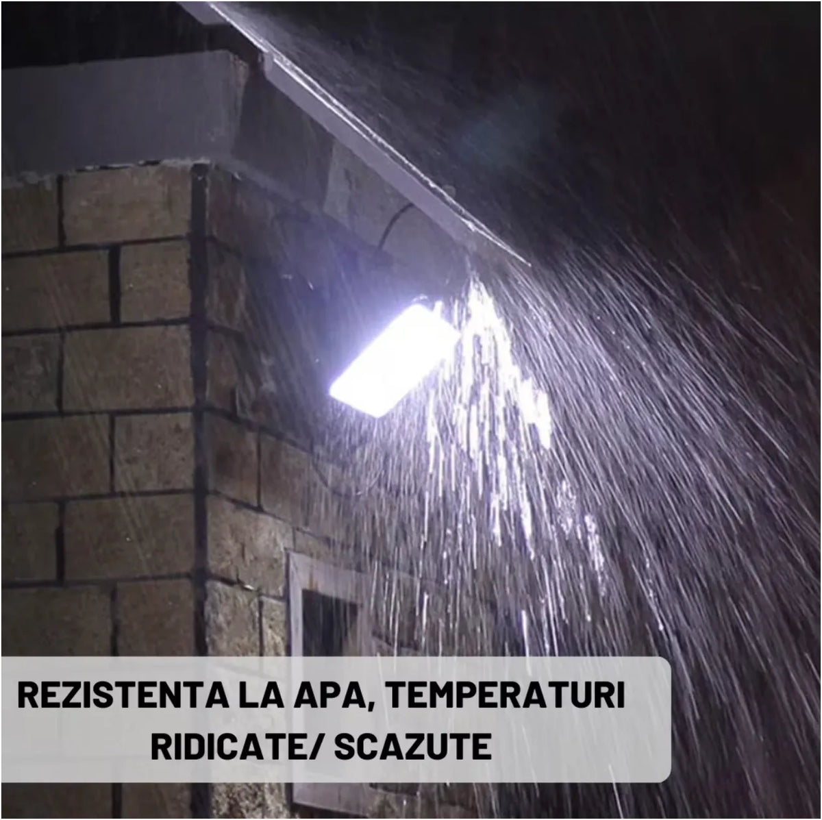 Proiector solar Suntec SSA 400W, 448 LED SMD, telecomanda, panou solar inclus, IP67