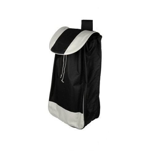 Pachet promo: Husa rezerva pentru carucioarele de cumparaturi, culoare neagra + Set 2 roti pentru carucior de piata