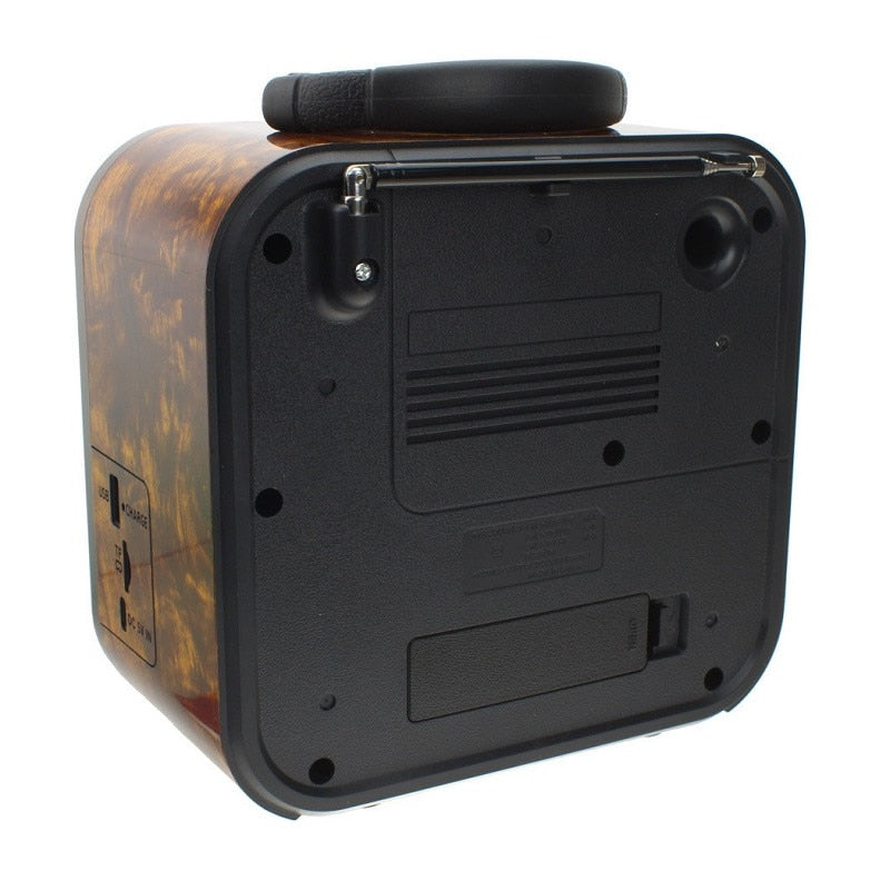 Radio portabil retro, Golon, AM/FM/SW, Bluetooth, 17.5x18x10cm, Multicolor,,,
