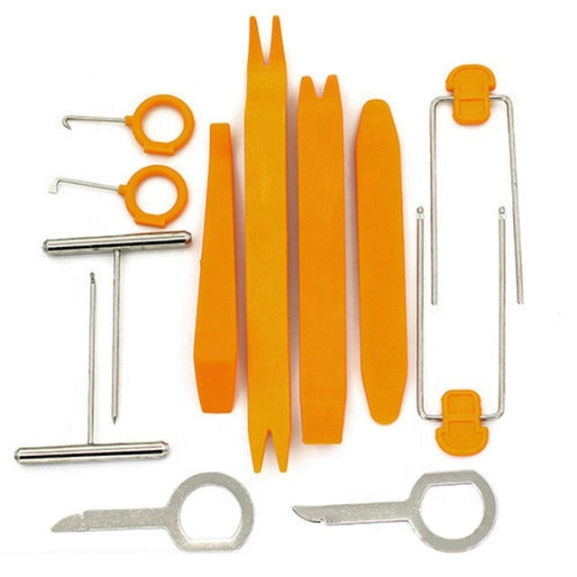 Set 12 spatule plastic metal pentru auto si uz general