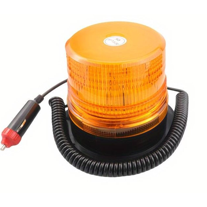 Girofar auto LED 24 leduri 12V lumina galbena prindere magnetica BZRSH