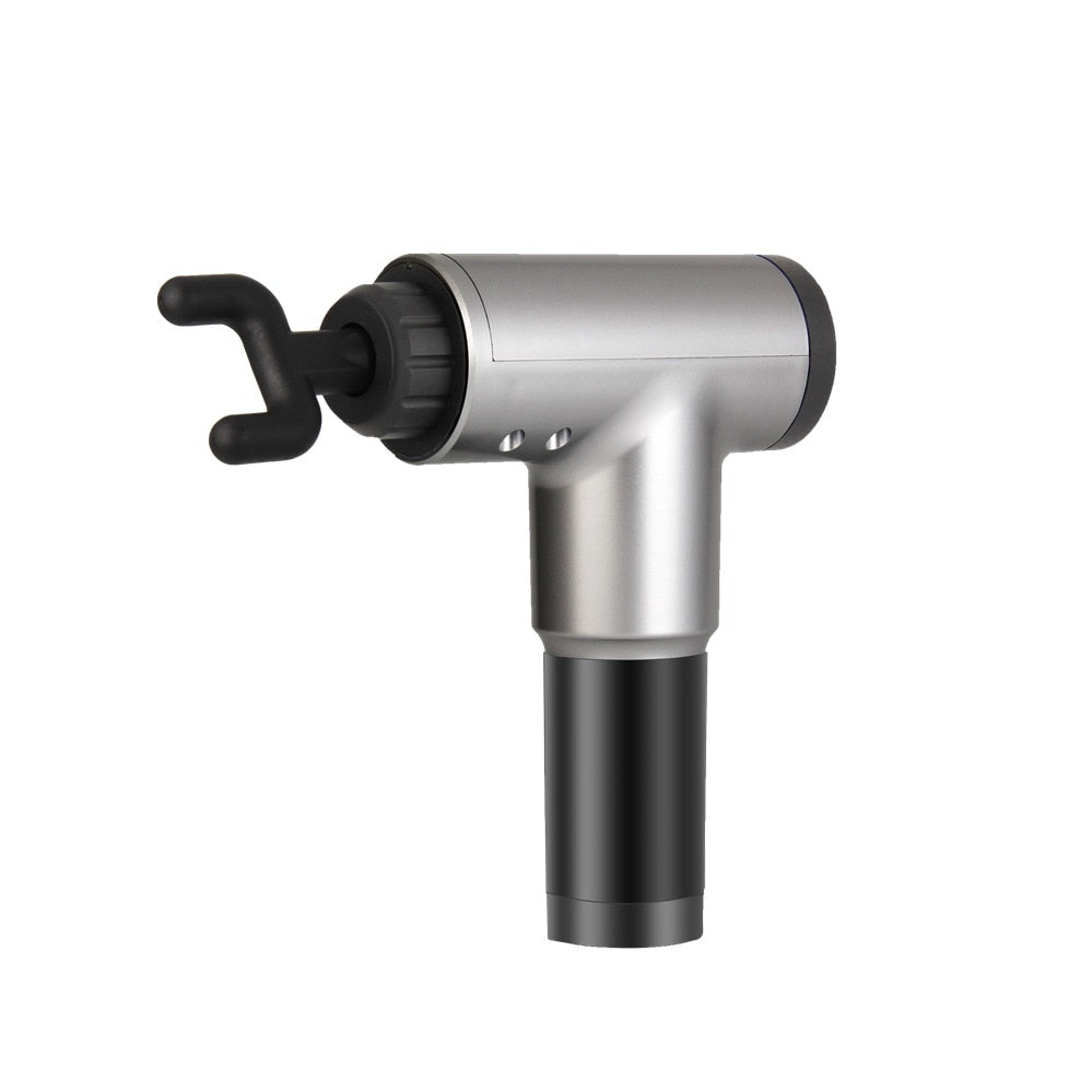 Aparat de masaj profesional anticelulitic, Fascial Gun, 4 capete, vibratii