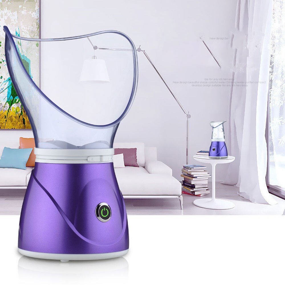 Sauna Faciala si Nazala 2 in 1 - Putere 150 W, Incalzire Rapida, Stimuleaza Circulatia Sangvina, Mov