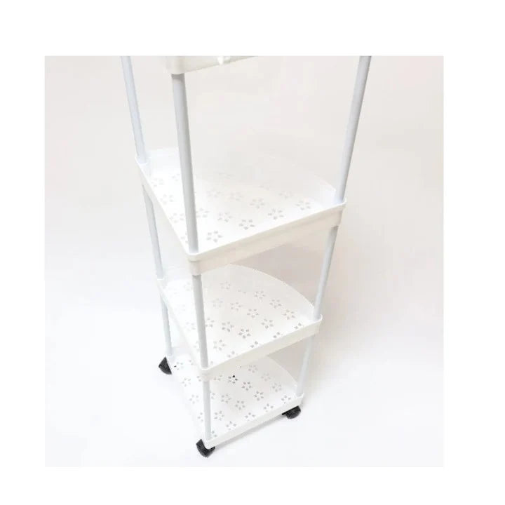 Etajera Cu 4 Rafturi Pentru Colt, Coltar Pentru Living, Baie, Bucatarie 28 X 22 X 85cm