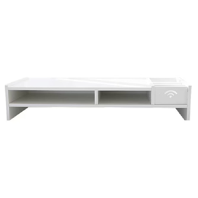Suport Monitor si Laptop cu Organizator, Pal Melaminat, Design Ergonomic, 49 x 20 x 10 cm