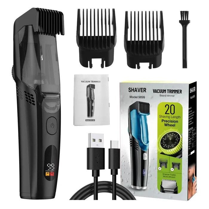 Aparat de tuns, LCD, fara fir, negru, 90min, IPX6