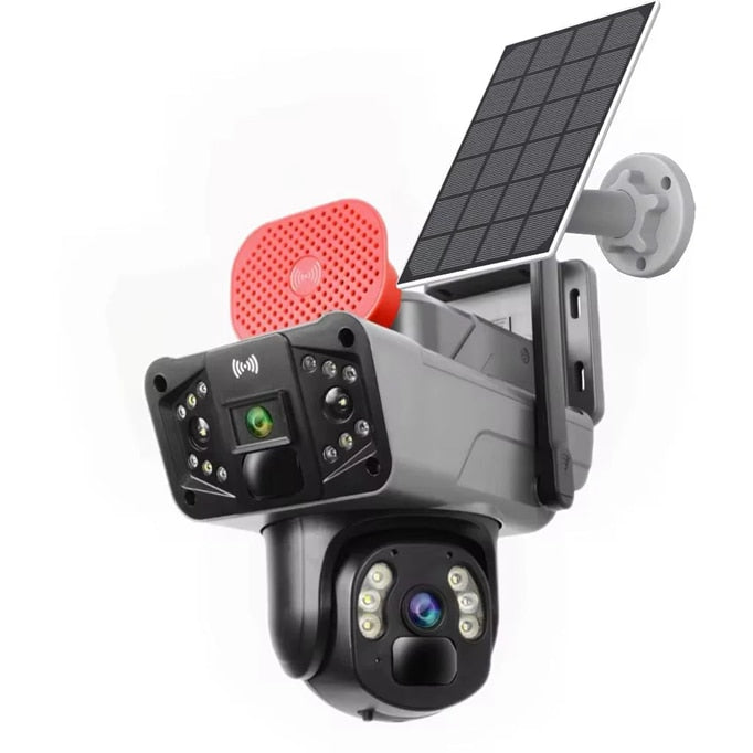 Camera de Supraveghere Solara 5G, 360°, Dual Lens, 8MP, Night Vision, Audio bidirectional