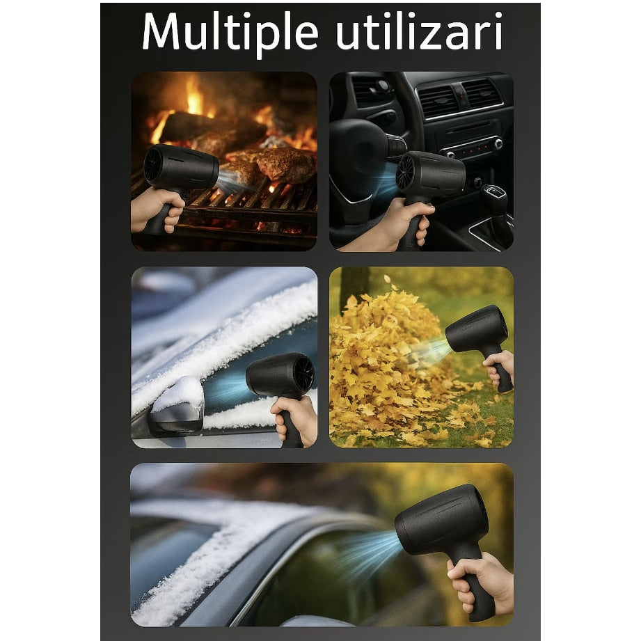 Suflanta de Praf Portabila Fara Fir 48V Promagg® – Motor Puternic, Reincarcabila, Ideala pentru Curatare Auto si Electronica