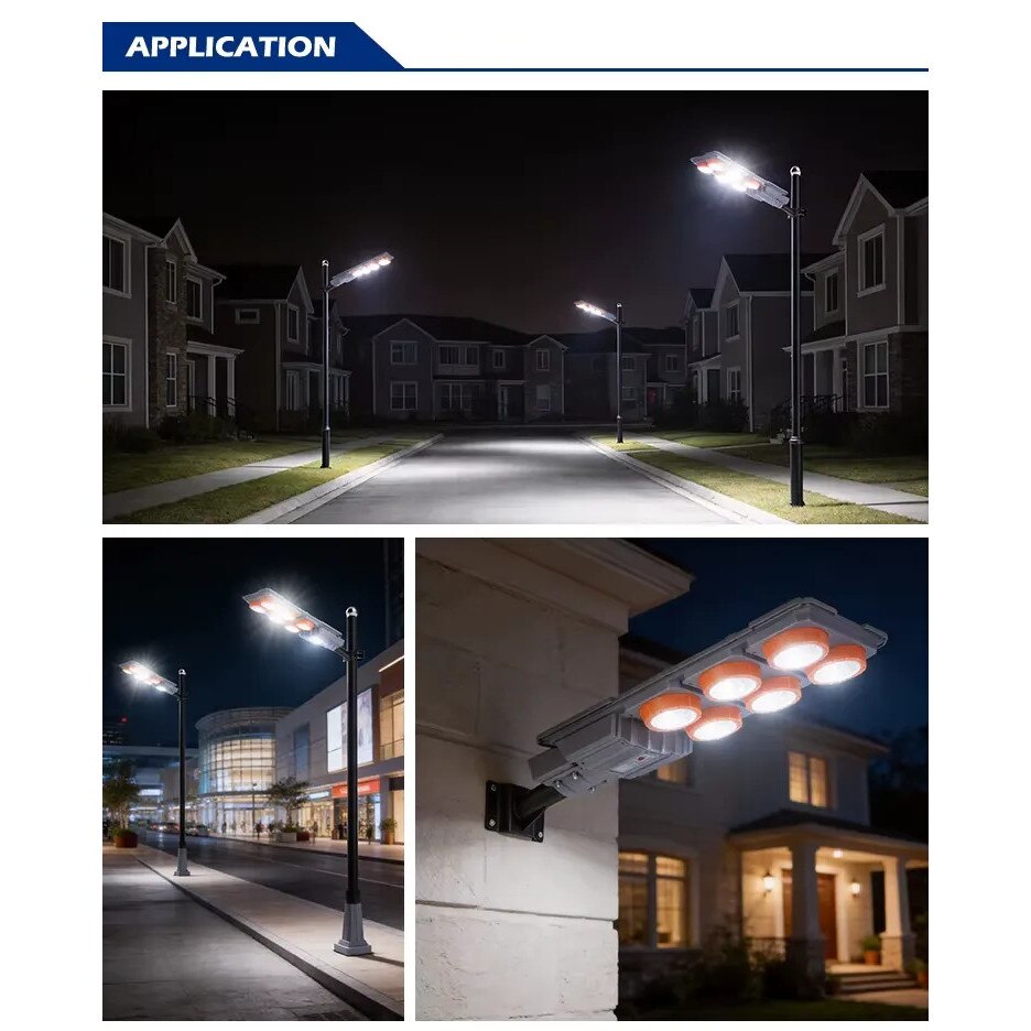 Proiector Solar LED Exterior 400W Promagg® – Senzor de Miscare, Control Automat, IP65 Impermeabil