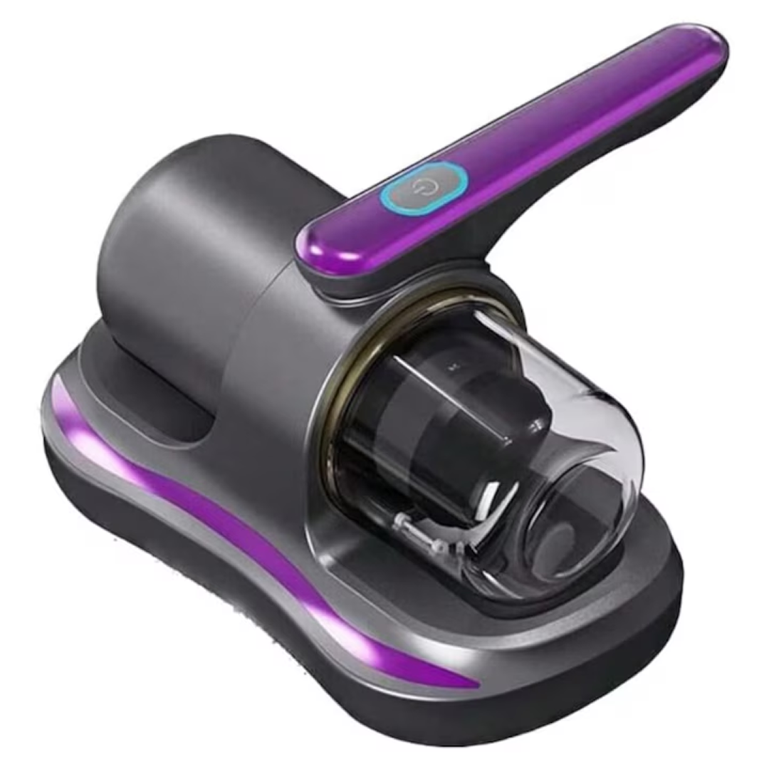 Aspirator Antiacarieni Cu Sterilizare UV | 100W | Rezervor 250ml | Aspiratie Puternica | Ergonomic | Pentru Pat Saltea Canapea
