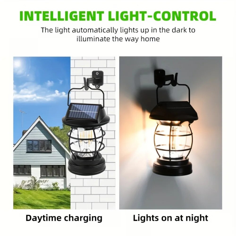 Lampa solara de perete cu senzor de miscare, semi-ingropata, cu abajur din sticla detasabil, control de la distanta, decor exterior pentru gard, foisor, usa de intrare