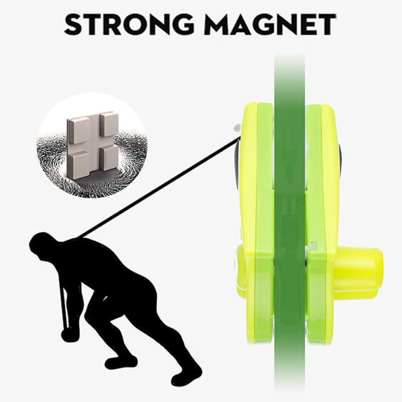 Stergator magnetic pentru geamuri 3D EasyWindow, SMANIA, Pentru geamuri cu grosime intre 15-26 mm