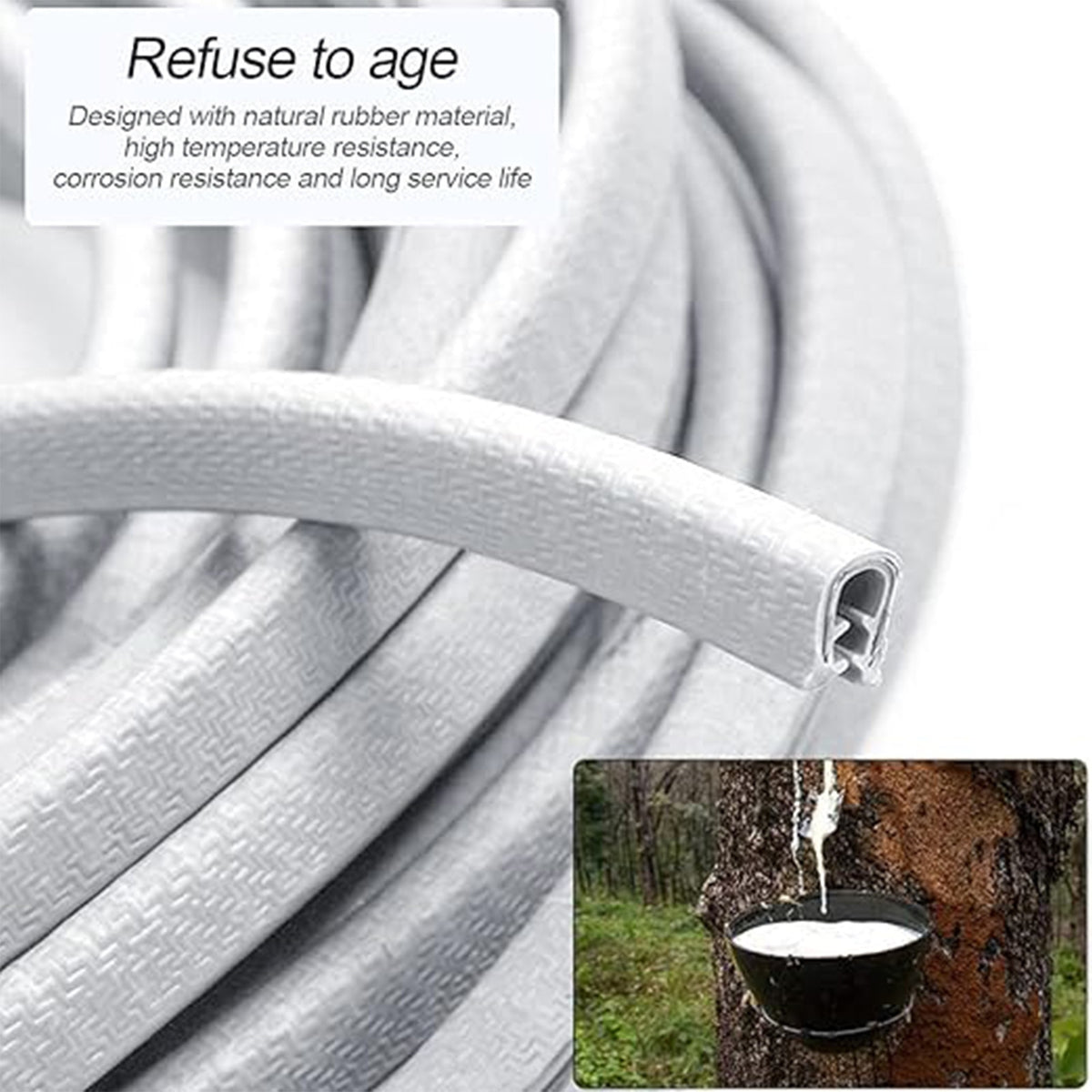Banda de protectie auto pentru usi AYSTOAYS®, Banda protectie margini cauciuc auto, lungime 5m, pentru Portiera, Portbagaj, Capota, Izolare Fonica, Praf, Murdarie, rezistent la uzura, Rosu