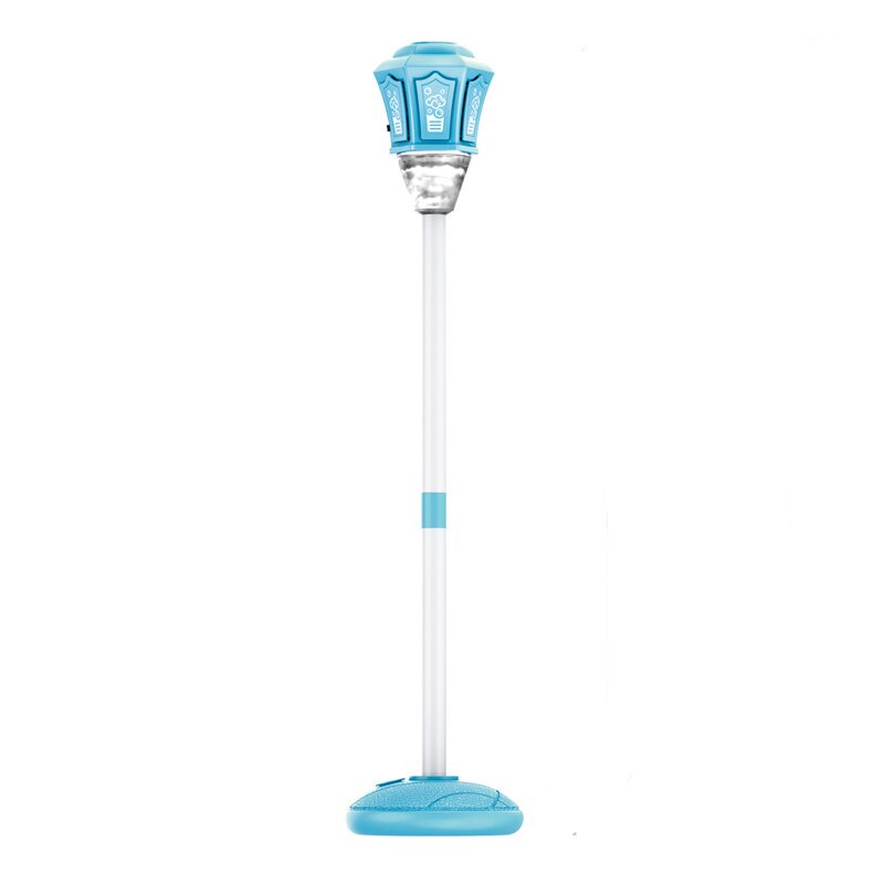 Masina de baloane, muzica, lumini LED, telecomanda 2.4G, albastra, reglabila pe inaltime, jucarie interactiva