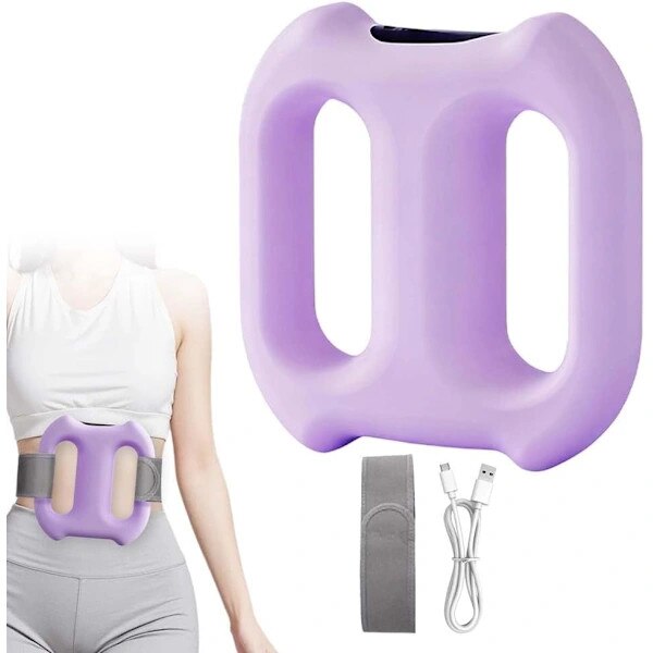 Aparat masaj fascia multifunctional, 3 moduri 5 niveluri, violet, compact