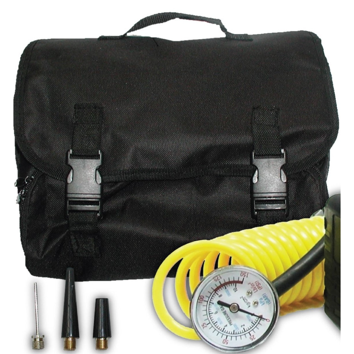 Compresor Аutopractic 2 Cilindri 55L/Minut pentru Camioane, Autoutilitare si SUV, 12V, 23 A, doi cilindri de pompare