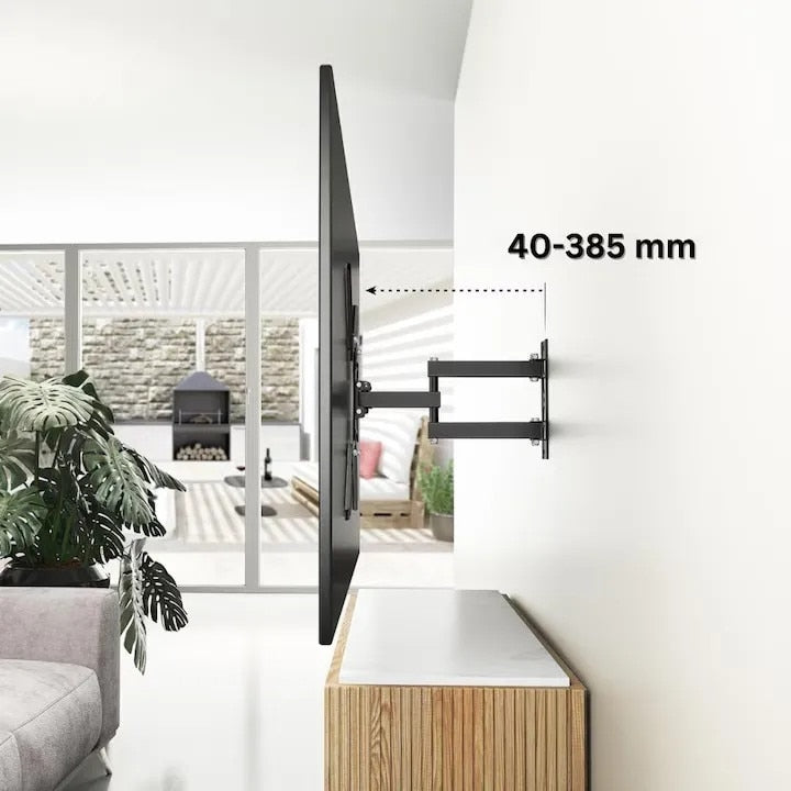 Suport tv ajustabil cu brat cu diagonala reglabil 14-55'', AT PERFORMANCE®, pentru tv LCD, LED plate sau curbate, 117