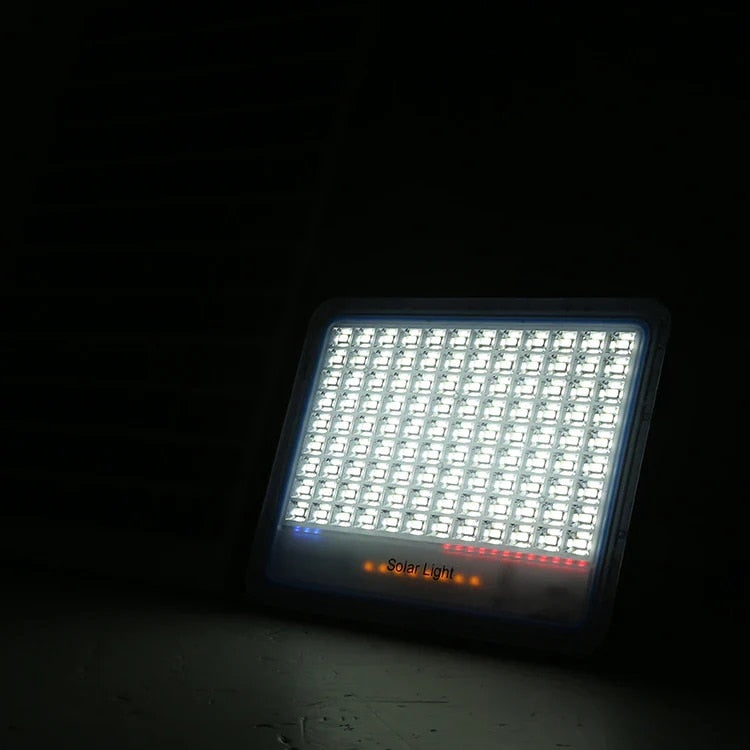 Proiector solar led 5000W cu panou separat fotovoltaic, suport si telecomanda