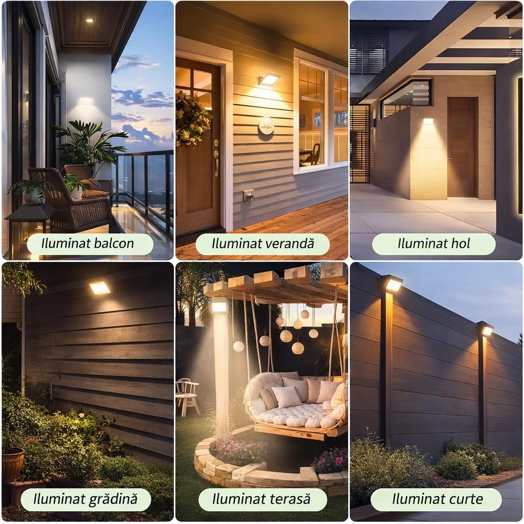 Proiector LED 600W Exterior, 520 LED-uri, Lumina Rece Intensa, Carcasa Aluminiu + Sticla, 40000 Lumeni, IP66 Rezistent la Apa si Praf, Alimentare 220V, Curte, Garaj, Parcare, Iluminare Profesionala
