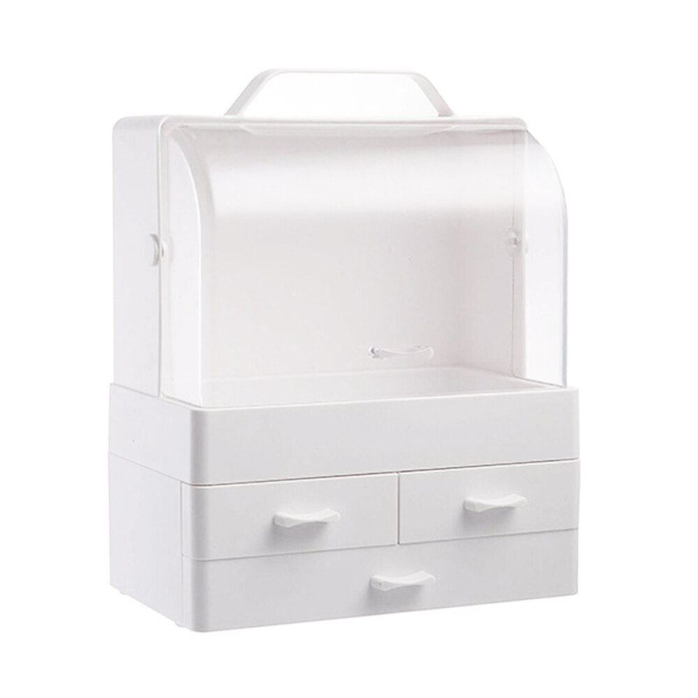 Organizator Produse Cosmetice, Portabil, Rezistent la Apa, 4 Compartimente de Depozitare, 33x27x17 cm