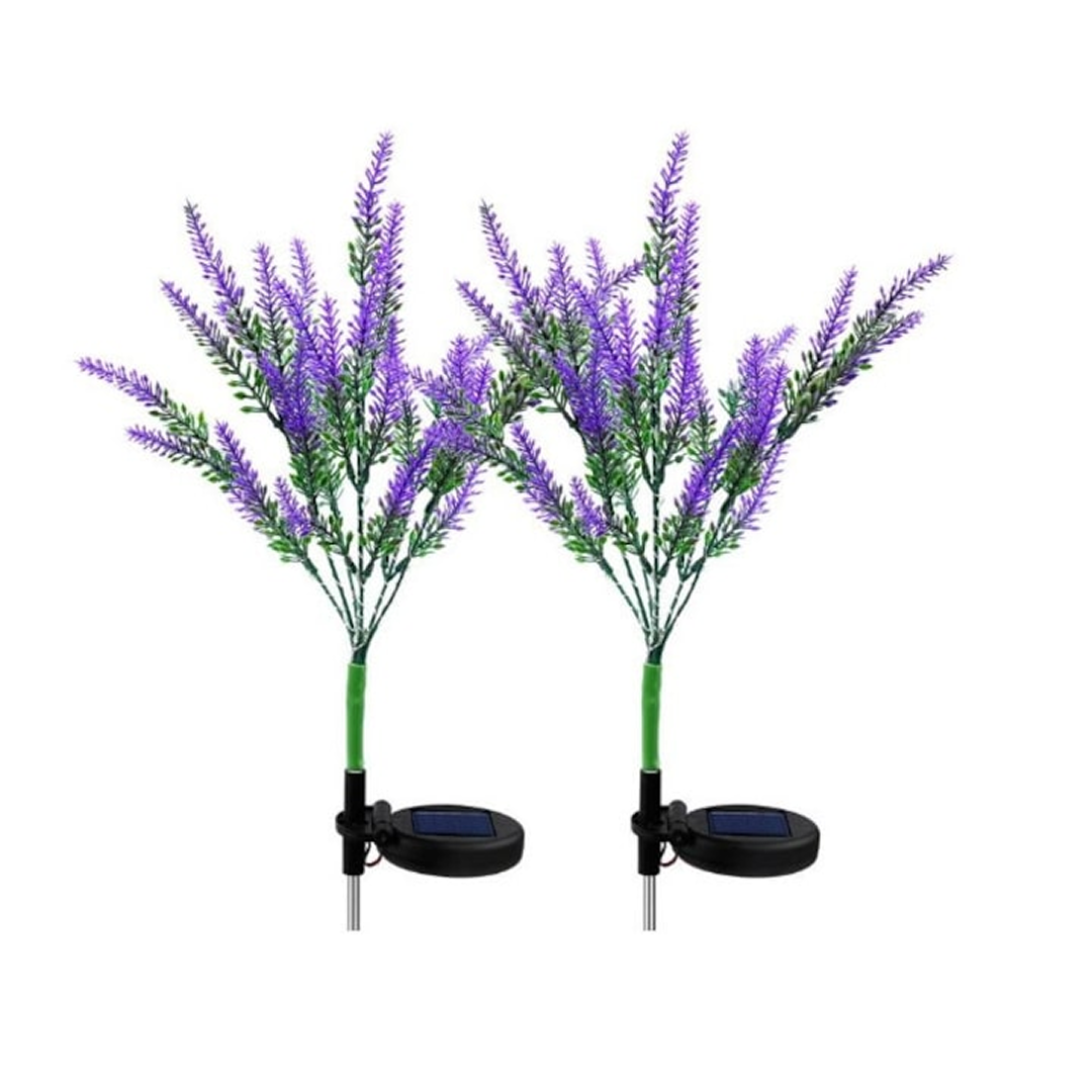 Set 2 x Lampa Solara Decorativa Tip Levantica | 63 cm | LED | IP65 | Senzor Crepuscular | 8-10 Ore Autonomie | Mov