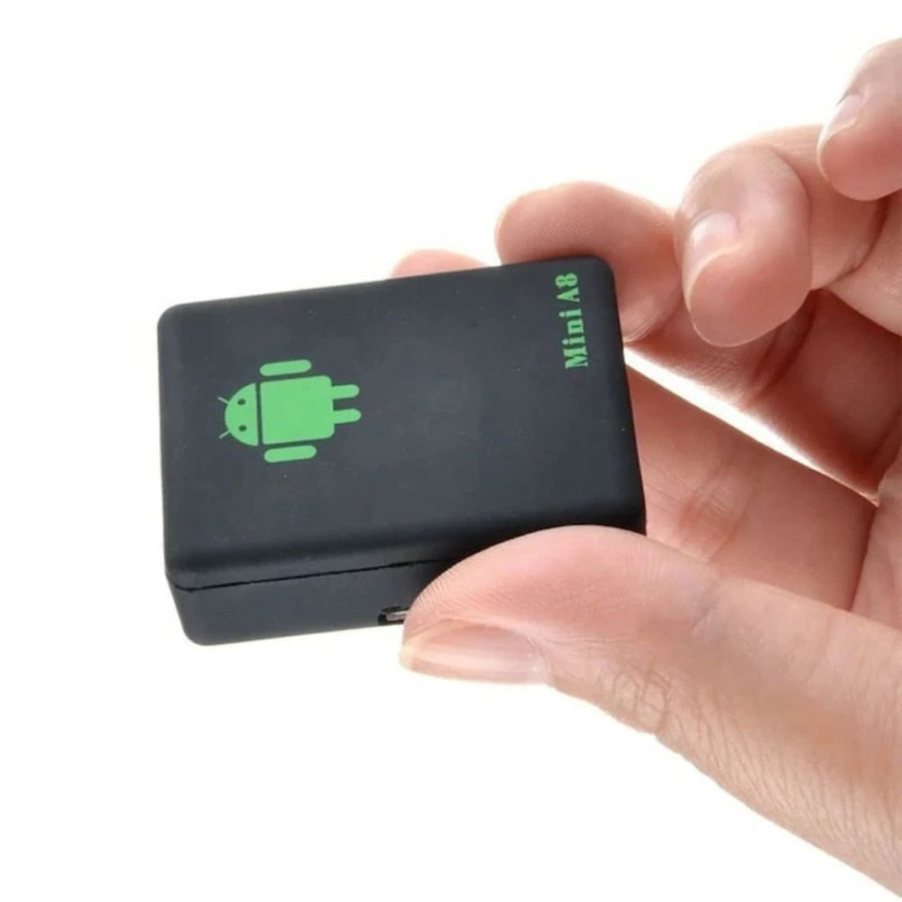 Mini A8 gsm/gprs/gps, Localizator, Notificare apel/SMS, Apel vocal, compact si portabil, durata de viata a bateriei de lunga durata, utilizat pe scara larga, negru