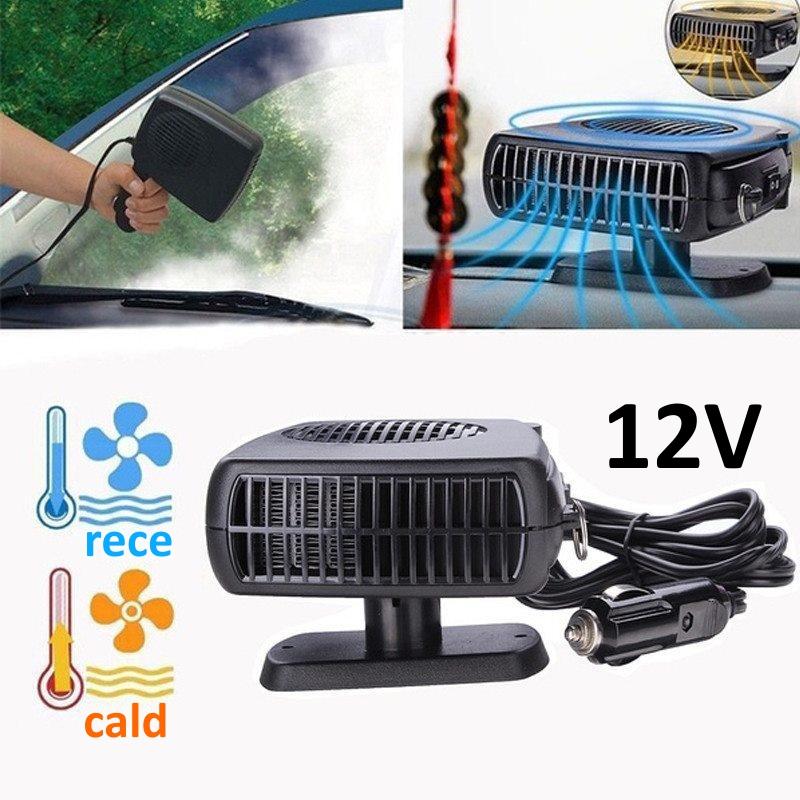 Aeroterma Auto 12V cu Ventilator 2-in-1, Racire sau Incalzire, Putere 150W, Dezaburire si Dezghetare Geamuri