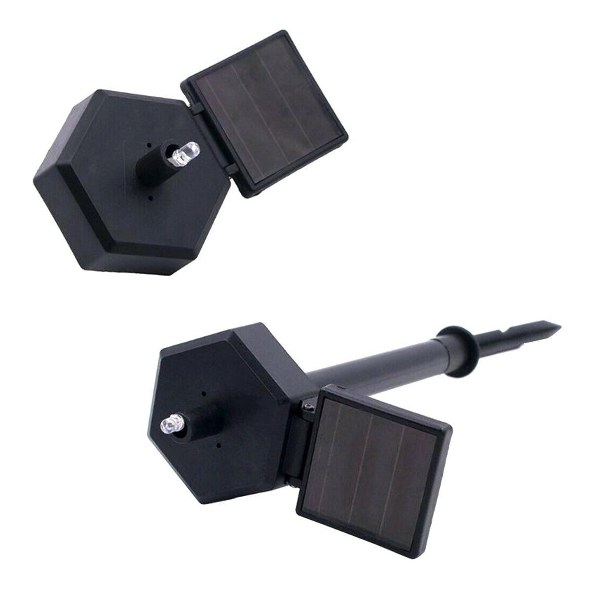 Lampa Solara Decorativa Gradina Bufnita | LED Lumina Calda | Senzor de Amurg | IP44 | Panou Solar Reglabil | 44 x 11 x 6.5 cm
