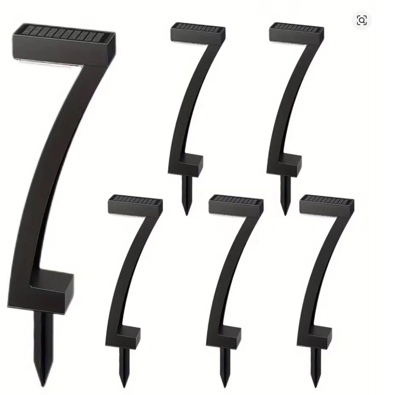 Set 4 Lampi Solare Gradina LED 45cm | 2X Mai Luminoase, Rezistente Apa, Autonomie 6-12 Ore | Lumina Calda pentru Alei si Terase