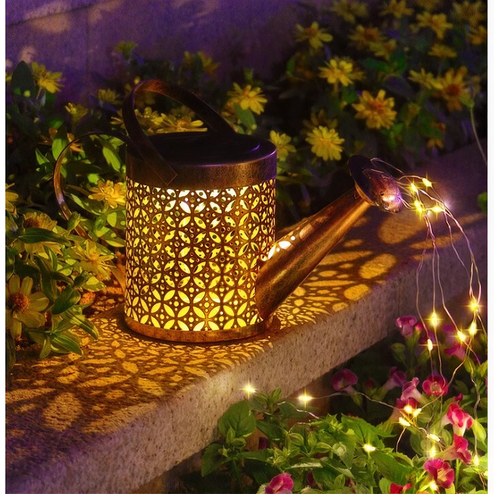 Lampa Solara Decorativa Tip Stropitoare | LED | Efect Cascada de Lumina | Incarcare Solara | Pentru Gradina, Curte si Terasa