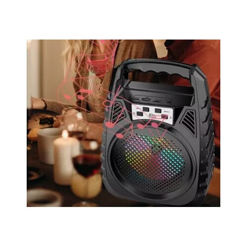Boxa portabila ZQS 6148 de 30W PMPO BT/FM/USB LED 1500mAh