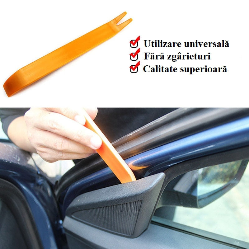 Set 12 spatule plastic metal pentru auto si uz general