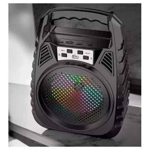 Boxa portabila ZQS 6148 de 30W PMPO BT/FM/USB LED 1500mAh