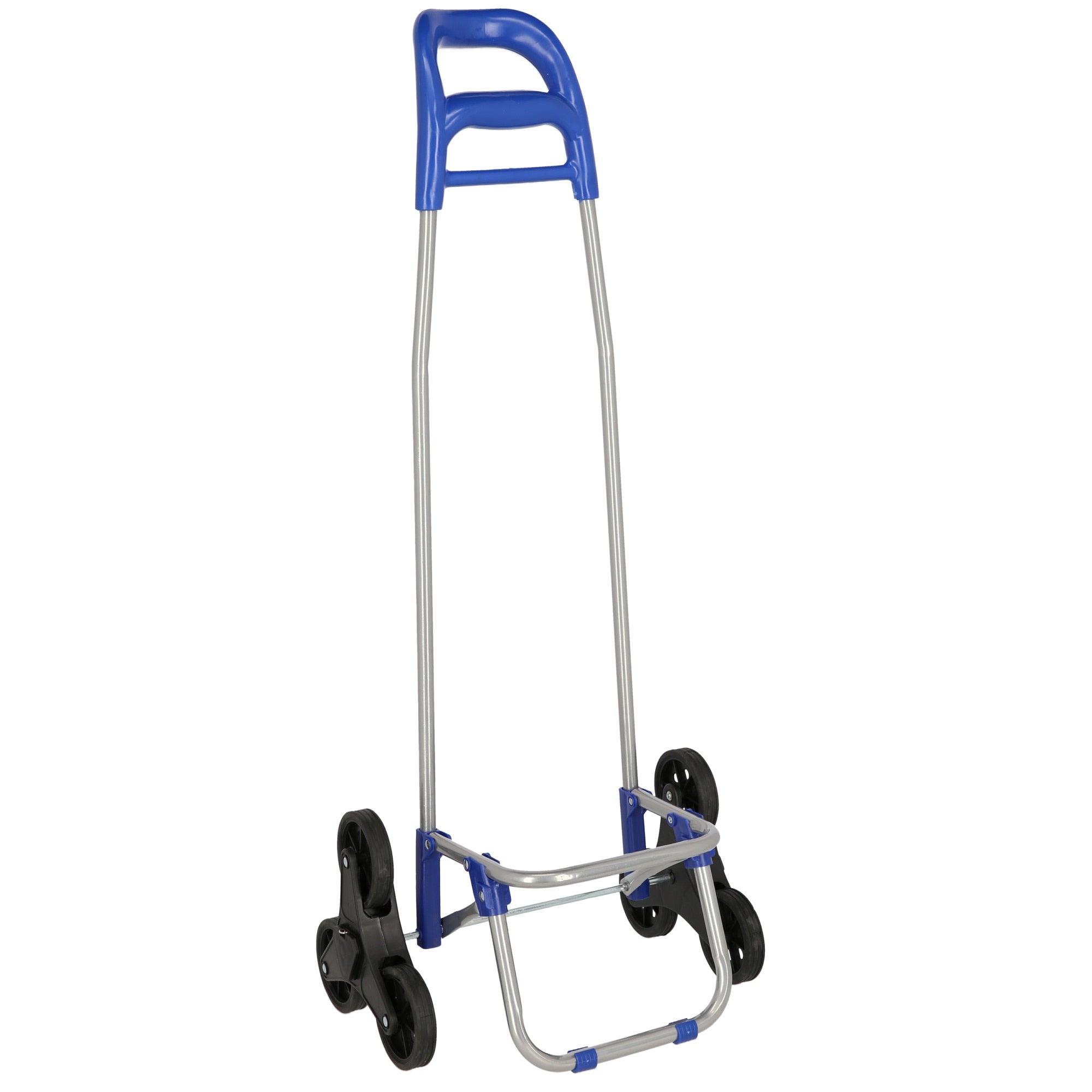 Carucior de piata Grunberg cu 6 roti BF209 Albastru