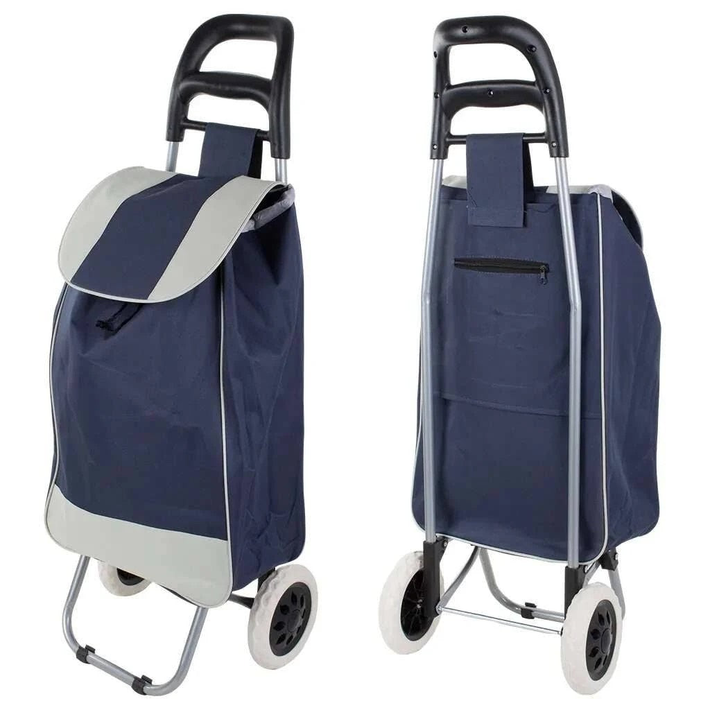 Carucior Cumparaturi 2 Roti | Pliabil | 42L | Termoizolant | 97 cm | Culori Aleator