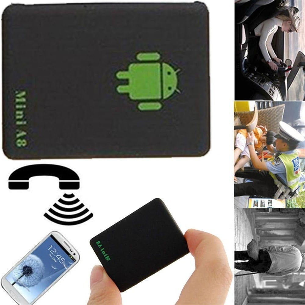 Mini A8 gsm/gprs/gps, Localizator, Notificare apel/SMS, Apel vocal, compact si portabil, durata de viata a bateriei de lunga durata, utilizat pe scara larga, negru